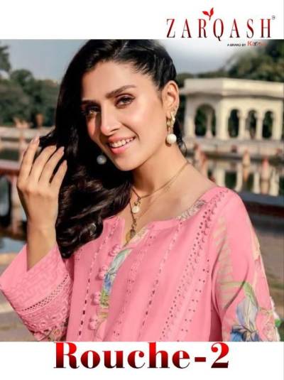 Rouche Vol 2 By Zarqash Designer Embroidered Salwar Kameez Collection